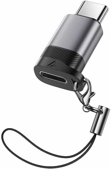 Acefast Lightning Weiblich Zu USB-C Männlich Grau 1 Stück