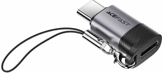 Acefast Lightning Weiblich Zu USB-C Männlich Grau 1 Stück