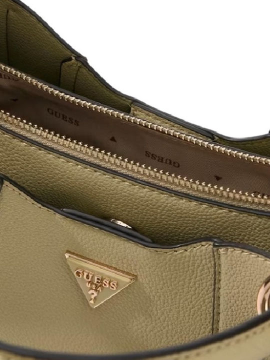 Geantă De Mână Satchel Verde