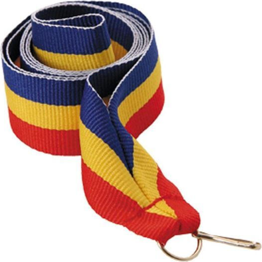 Ribbon 22 Mm Blue Yellow Red