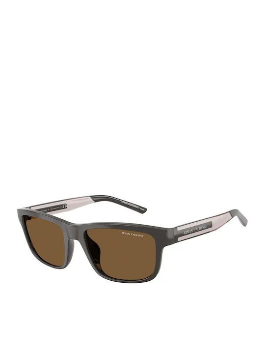 Armani Exchange Ochelari de Soare pentru Bărbați cu Ramă Maro și Lentilă Maro AX4169SU 840573