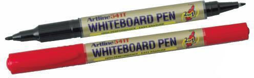 Artline Whiteboard Marker Artline 541t Dual Tips Round Tips 0.4mm/1.0mm Violet