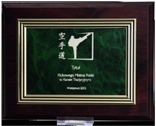 Plastic Diploma Engraving On A Gold Plate