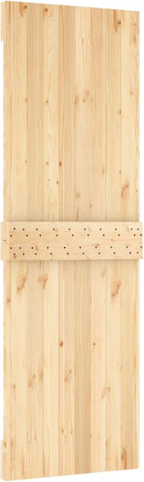 Ușă Glisantă Negru Natural 70 X 210 Cm 3445121 Maro