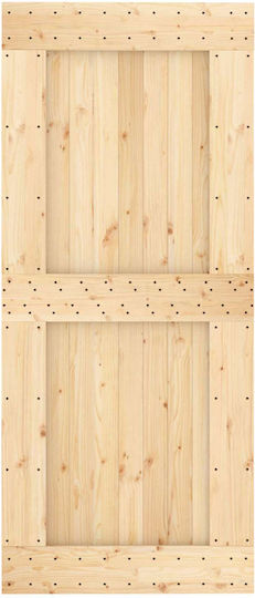 Ușă Glisantă Natural Alb 90 X 210 Cm 3445090 Maro