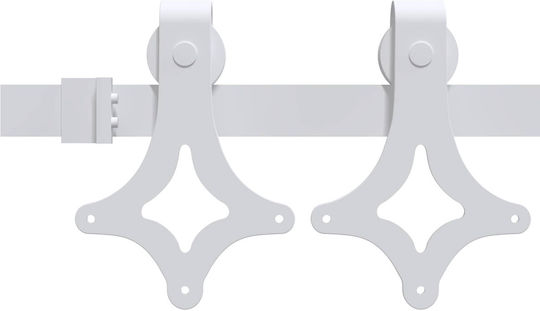Schiebetür Natürliche Weiße 80 x 210 cm 3445114 Braun