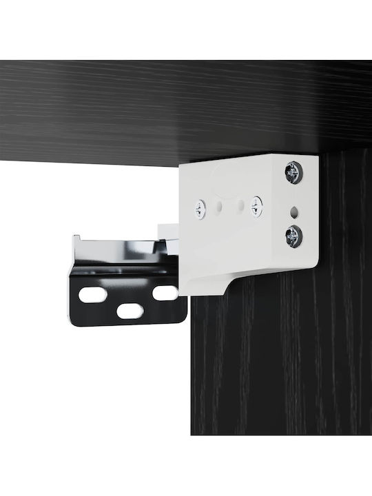 vidaXL Wohnzimmer TV-Einheit Schwarze Eiche M30.5xB30xH30cm
