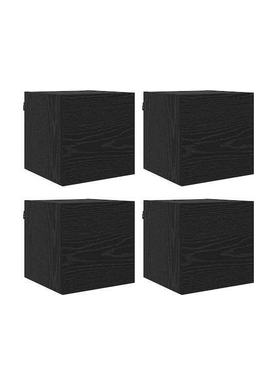 vidaXL Wohnzimmer TV-Einheit Schwarze Eiche M30.5xB30xH30cm