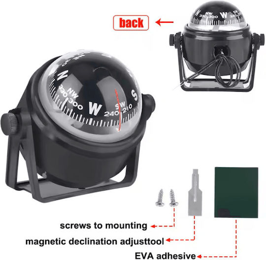 Spv T Boat Compass Led Lighting Black