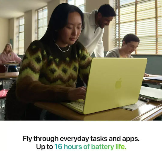 Apple MacBook Neo 13" IPS Retina Display (A18 Pro-6‑Core/8GB/512GB SSD/5‑Core GPU) Citrus (US Keyboard)