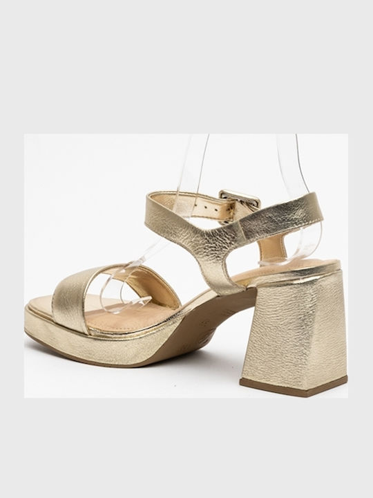 Goldene Damen Sandalen