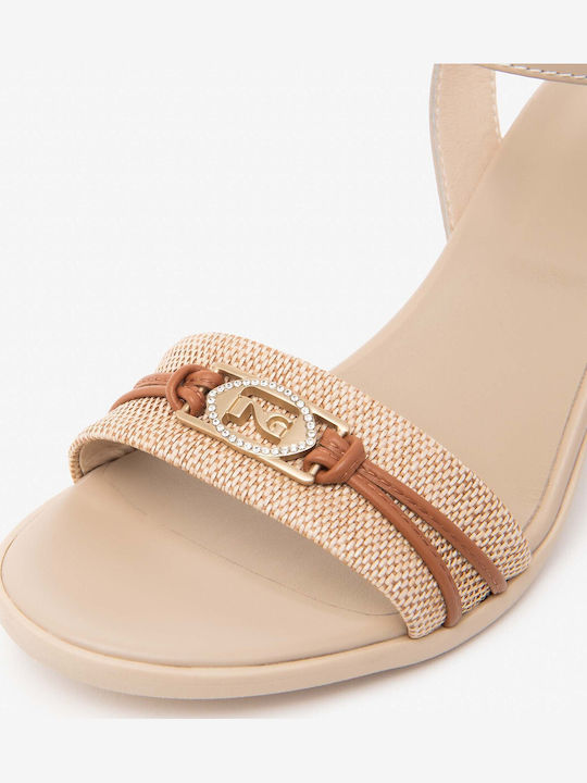 Sandale Elegante Damă Roz Din Piele