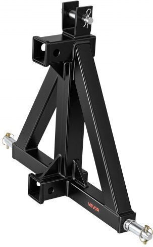 Vevor 3 Point Trailer Hitch 50.8 Mm Receiver 3 Pt Quick Hitch Attachment Tractor Tow Drawbar Adapter Compatible Category 1 Kubota Mahindra Ford Yanmar John Deere Massey Ferguson