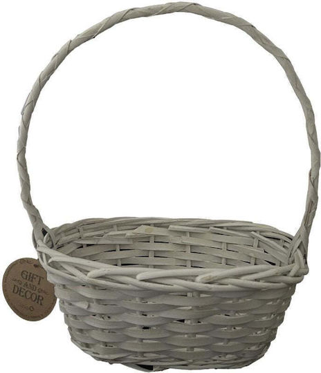 Easter Basket 28x15x35cm White White