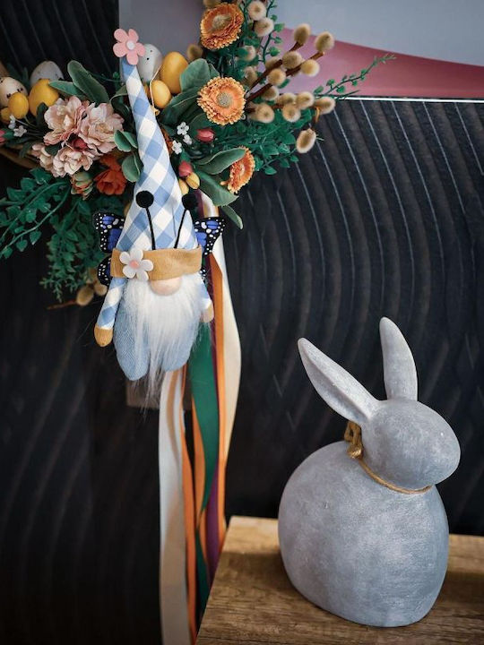 Blue Butterfly Gnome 25cm Spring Decoration Blue