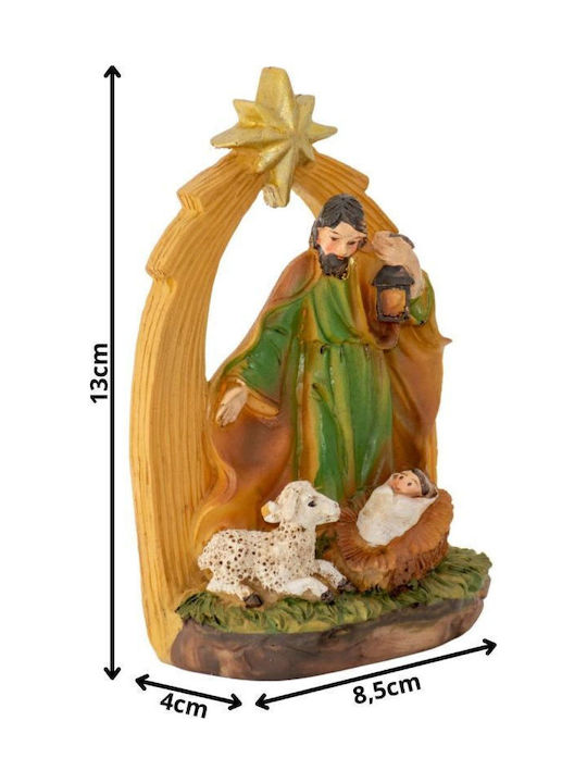 Figurine De Crăciun Sfânta Familie Nașterea Lui Hristos 13cm Iosif