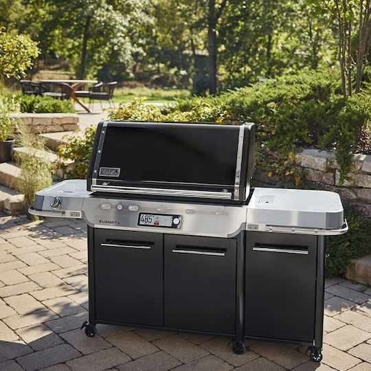 Weber Summit FS38X E Smart Ψησταριά Υγραερίου Σχάρας 91x49εκ. με 5 Εστίες και Πλαϊνό Μάτι Υπερύθρων Smart