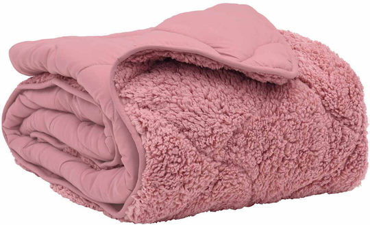 vidaXL Doppelbettbezug 200x200 Rosa