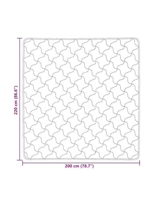 vidaXL Husă Pentru Pilotă Dublă 200x220 Antracit