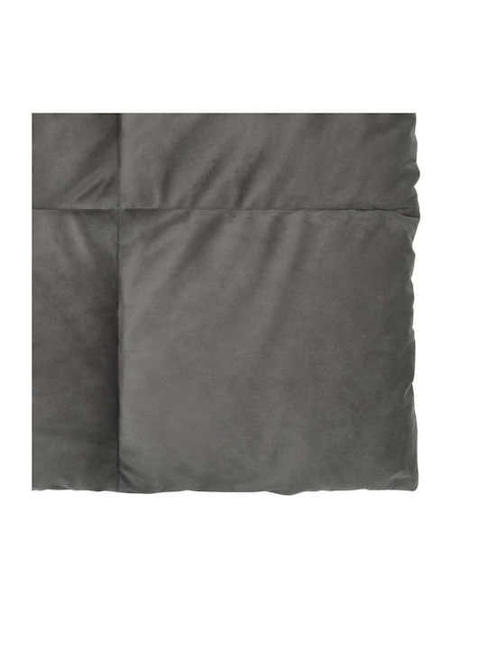 vidaXL Single Duvet Cover 135x200 Light Gray
