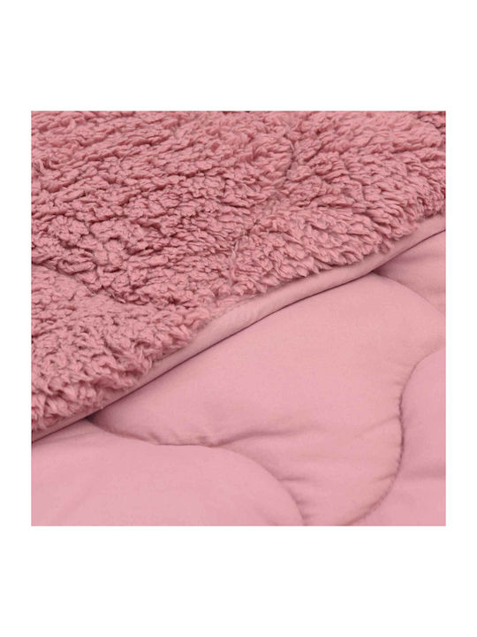 vidaXL Bettbezug Übergröße 240x260 Rosa