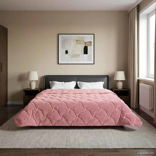 vidaXL Bettbezug Übergröße 240x260 Rosa