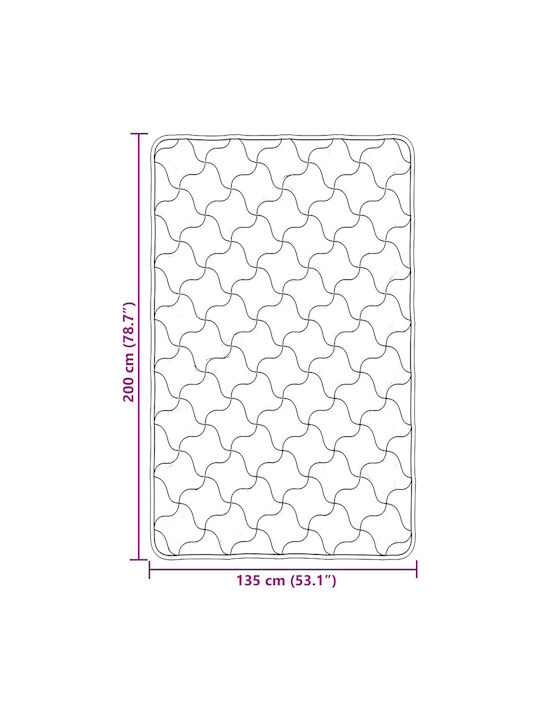 vidaXL Παπλωματοθήκη Μονή 135x200 Ανθρακί