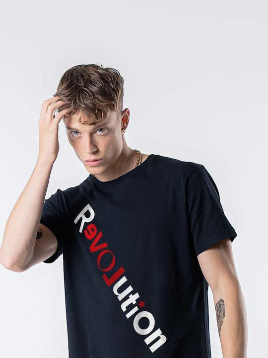 T-shirt Μπλε Σκούρο