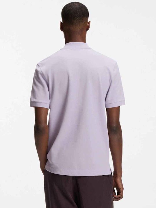 Boss Pallas Polo Herrenblusen Lila