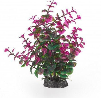 Aqua Natura Plant Decorațiune Acvariu Plantă Artificială Verde-Mov Din Plastic 20 Cm Peperomia