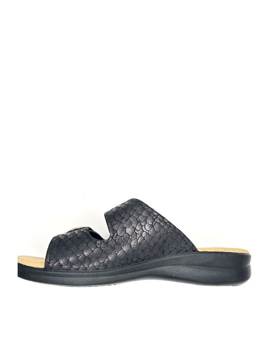 Leather Women's Anatomic Sandals Black