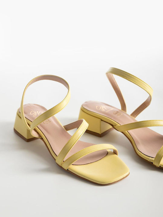 Gin Yellow Sandals K26-046-GIN-039 D-YELLOW
