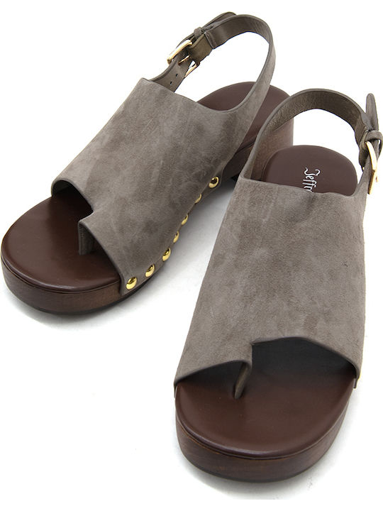 Suede Πέδιλα Χακί