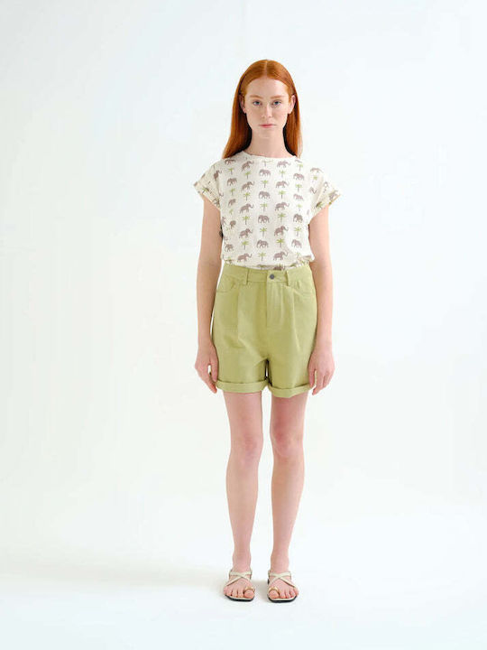 Γυναικείο T-shirt Beige