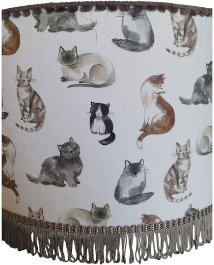 Φωτιστικό Οροφής All About Cats Διαστάσεις 35*25 Eco Text Fabric Φωτιστικό Οροφής All About Cats Διαστάσεις 35*25 Eco Text Fabric