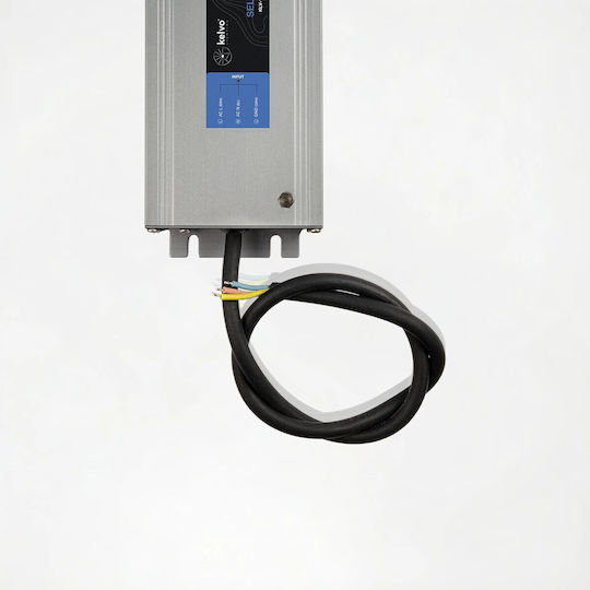 kelvo Adjustable LED Power Supply Waterproof IP67 Power 200W with Output Voltage 12V