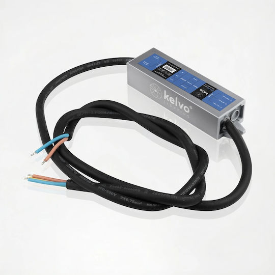kelvo Adjustable Waterproof LED Power Supply IP67 Power 15W with Output Voltage 24V