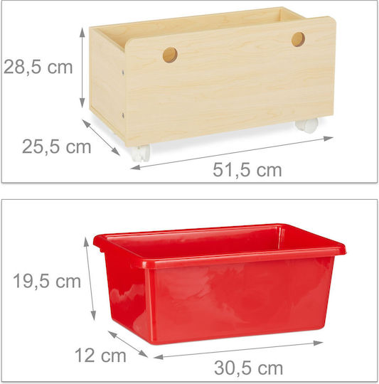 Bibliotecă de Pardoseală din Plastic Maro 108x29x88cm