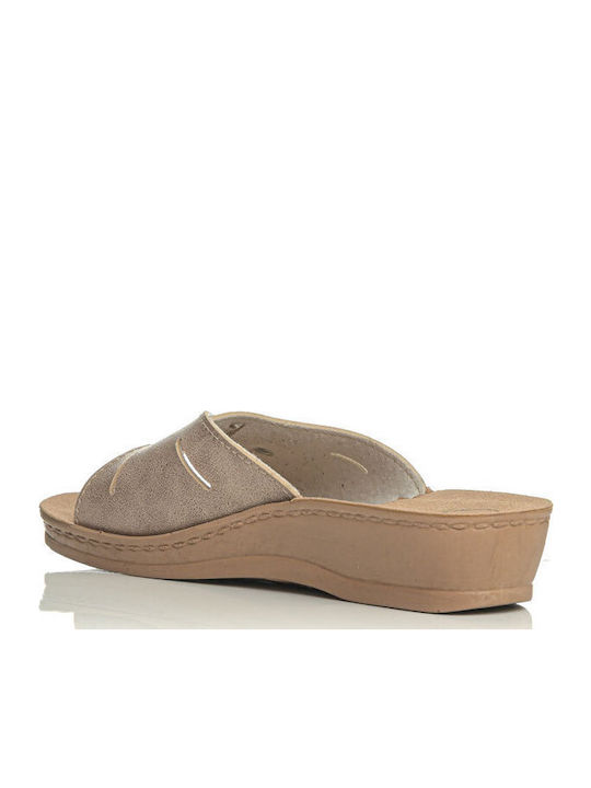 Anatomische Damenplattformen Beige