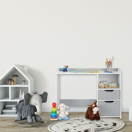 Kids Desk White Relaxdays
