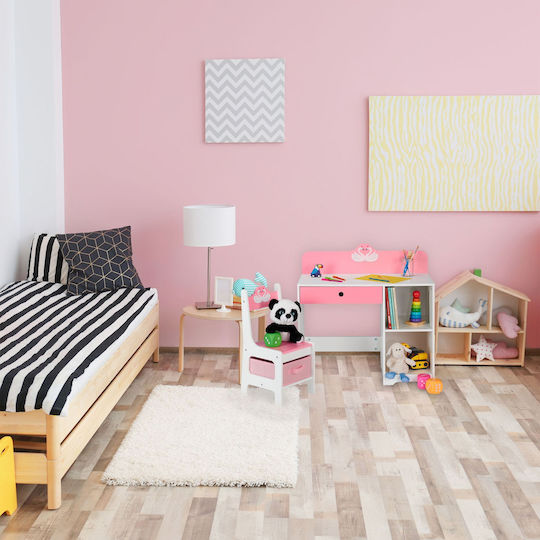 Birou Pentru Copii Roz Relaxdays