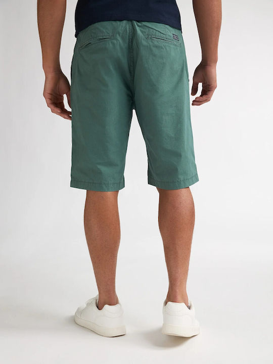 Men's Chino Bermuda Oil Green