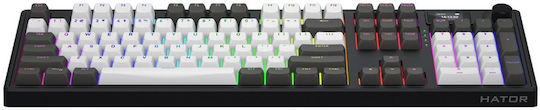 HATOR Skyfall 100 Pro Ασύρματο Gaming Μηχανικό Πληκτρολόγιο (Αγγλικό US) HATOR Aurum Vanilla Linear