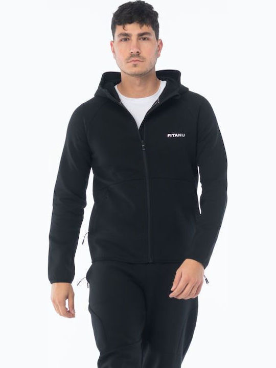 Sweatshirt mit Kapuze Schwarz
