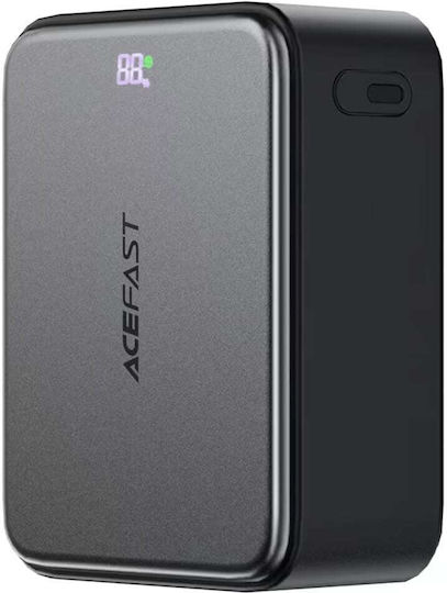 Acefast Power Bank 10000mAh 22.5W με Θύρα USB-A και 2 Θύρες USB-C Μαύρο