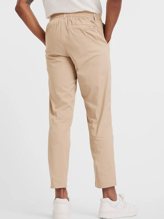 Παντελόνι σε Tapered Γραμμή Beige