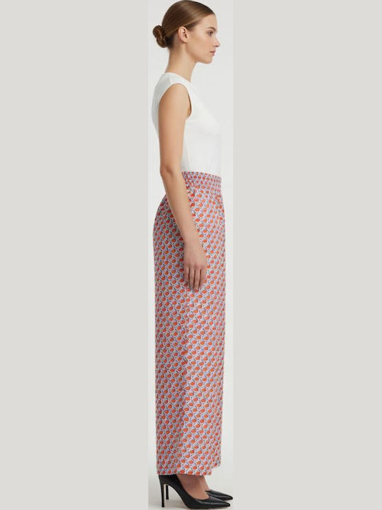 Pantaloni Dama Fusta Pantalon Roșu/Albastru