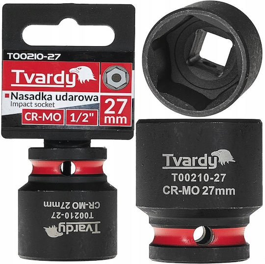 Tvardy Καρυδάκι Αέρος με Καρέ Υποδοχής 1/2" Διάμετρος 1/2" / 27