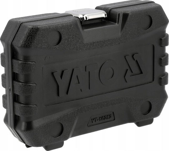 Yato Steckdosen Pneumatisch mit Rahmen Gastgeber 1/2" Set 10 Stück