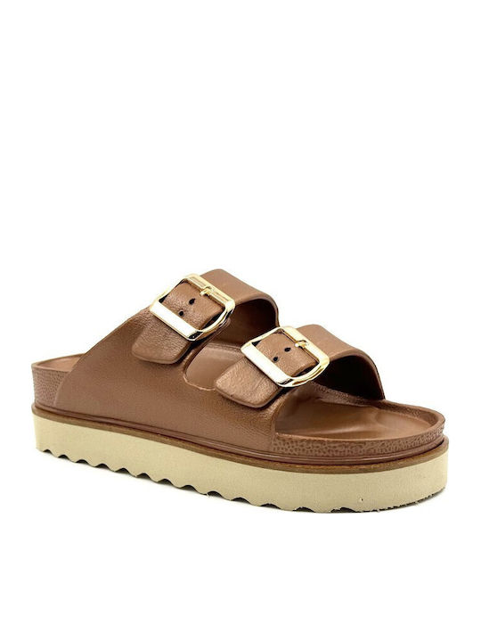 Sea Γυναικεία Ανατομικά Σανδάλια Flatforms Ροζ